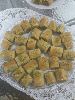 صورة لوصفة بقلاوة بلفستق الحلبي