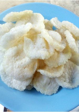 Foto resep Kerupuk nasi sisa no MSG (renyah bangetttt)