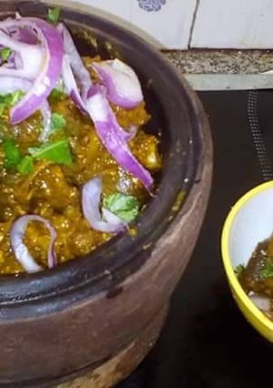 A picture of Goat head(isi ewu).