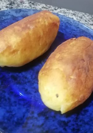Una foto de Papa rellena
