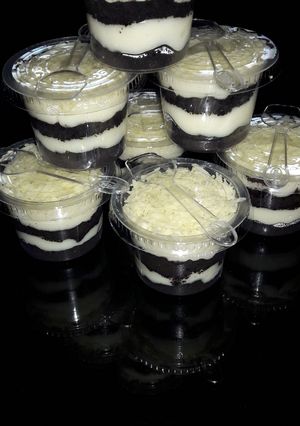 Foto resep Oreo cheese cake simple