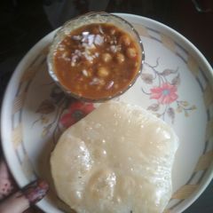 Chole bhature A picture of Chole bhature.