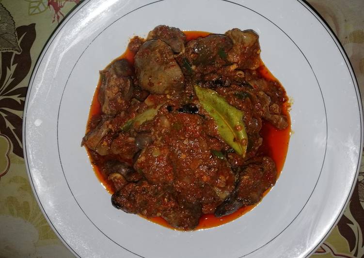 Resep masakan Sambal ati ampela | Bahan Membuat Sambal ati ampela Yang Enak Dan Lezat