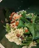 Ensalada de rúcula y cous cous