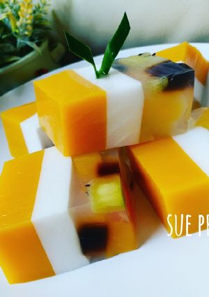Foto resep Puding Buah