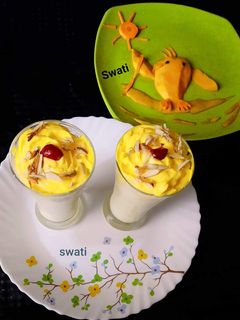 ম্যাঙ্গো ডালগোনা মিল্কশেক (Mango Dalgona Milkshake recipe in bengali) রেসিপির প্রধান ছবি