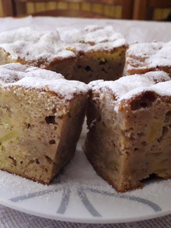 Fahéjas-almás kocka recept fotója