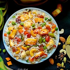 Navratan pulao A picture of Navratan pulao.