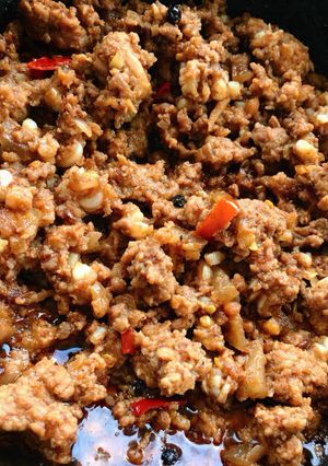 Hình của món Mắm tép sườn sụn.