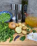 Modern Peas Pudding with English Weather Chilli