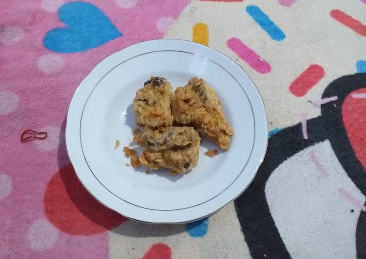 DICOBA@ Resep Ayam kentucky keju ala mama alfif ide masakan sehari hari