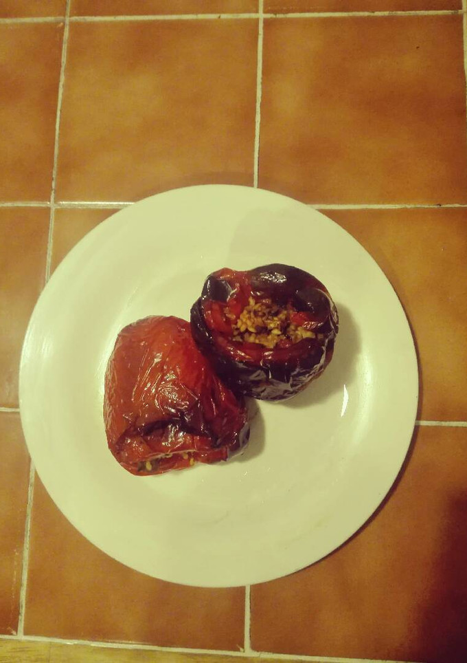 Una foto de Pimientos rellenos de arroz