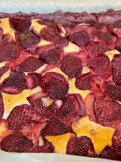 Epres pudingos piskóta recept fotója