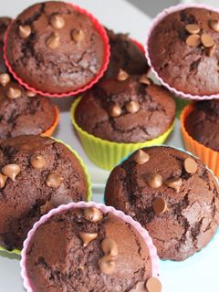 Une photo de Muffin tout chocolat
