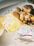 Jamoncitos con patatas a la crema