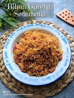 Foto resep Bihun Goreng Sederhana (Menu Anak)