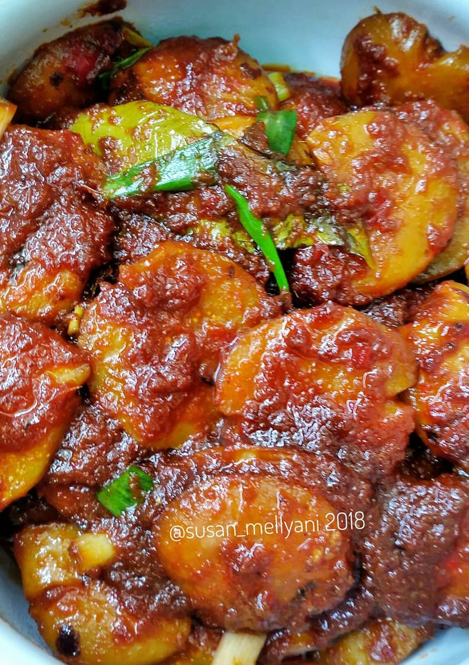 Foto resep Semur jengkol pedas manis