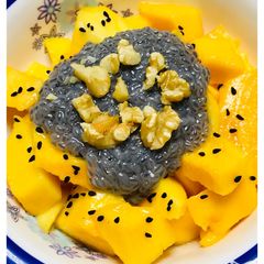 Chia mango salsa A picture of Chia mango salsa.