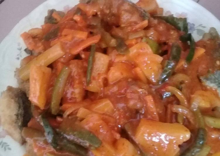 Bahan-bahan Asam manis nila Sederhana dan Mudah Dibuat