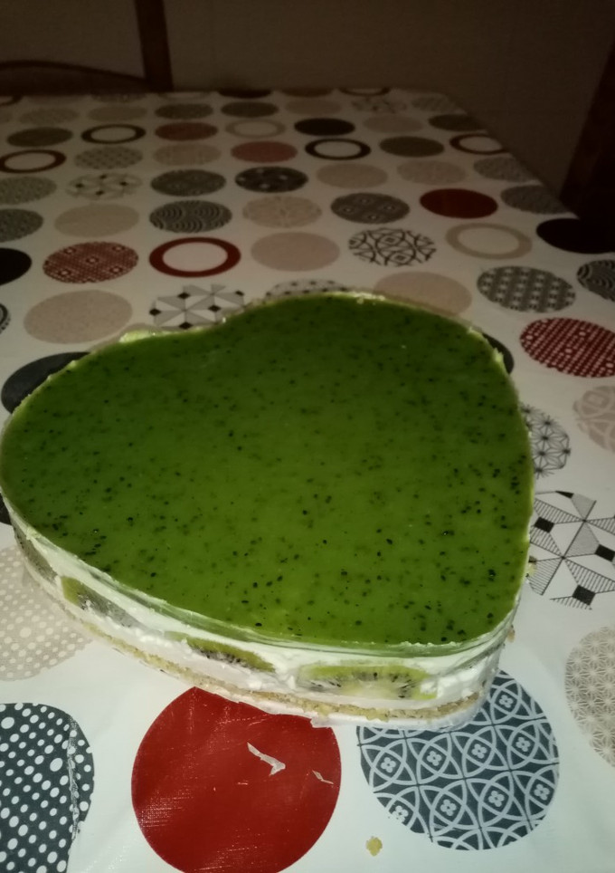 Una foto de Tarta de kiwi