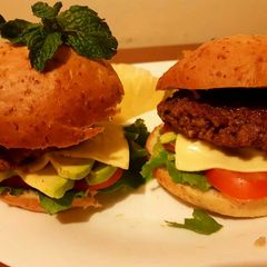 Home made Burger A picture of Home made Burger.