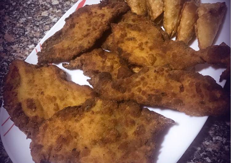 الفراخ البانيه المقرمشه 😋