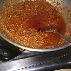 A picture of Sambel mercon.