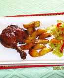 Mézes chilis kacsacomb