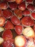 Fresas en almíbar