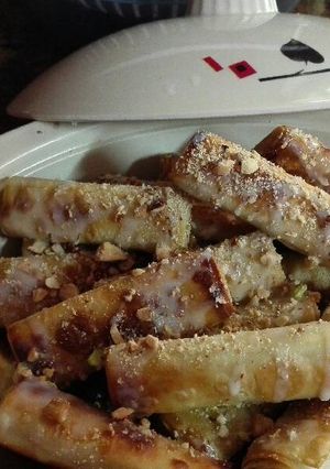 صورة لوصفة اصابع السمبوسة بالجبن والمكسرات