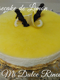 Una foto de Cheesecake de limón (sin horno)