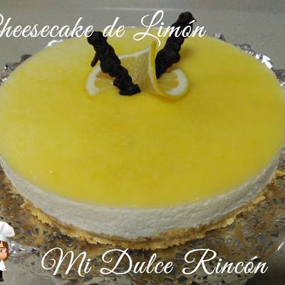 Cheesecake de limón (sin horno) Receta de Mi Dulce Rincón- Cookpad