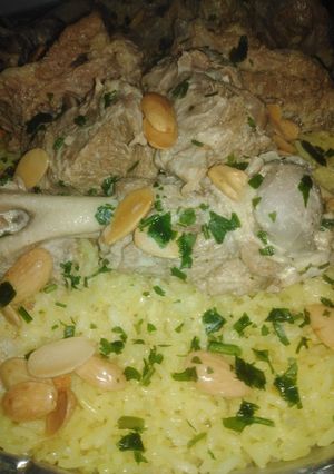 صورة لوصفة منسف