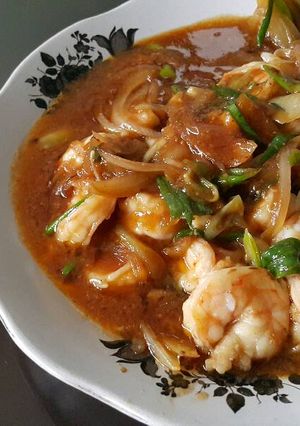 Foto resep Udang Saus Tiram