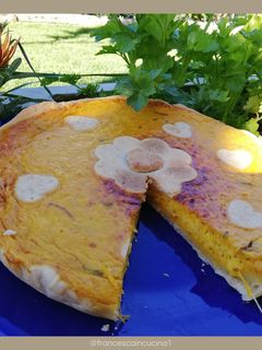 Foto di Torta salata con cipollotti