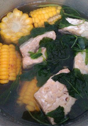 Foto resep Sayur bening tempe godog