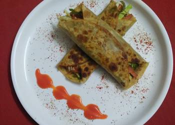 Update, Make Recipe Veg Frankie Delicious Perfect