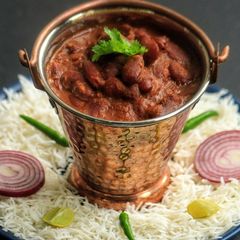 A picture of Rajma Chawal.