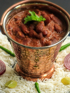 A picture of Rajma Chawal.