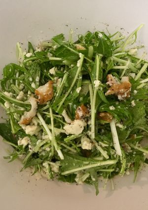 A picture of Deli style tofu salad.