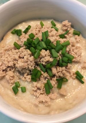 รูปของ โจ๊กข้าวโอ๊ตหมูสับ (สูตรเนื้อโจ๊กข้น)