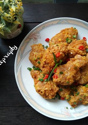 Foto resep Ayam Goreng Telur Asin