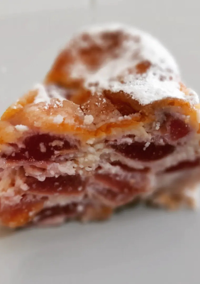 Una foto de Mini tartas de mascarpone y cerezas