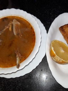 صورة لوصفة شوربة فريك على طريقتي