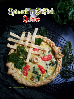 Foto resep Spinach 'n CatFish Quiche