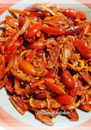 Foto resep Tumis Kulit Melinjo Teri