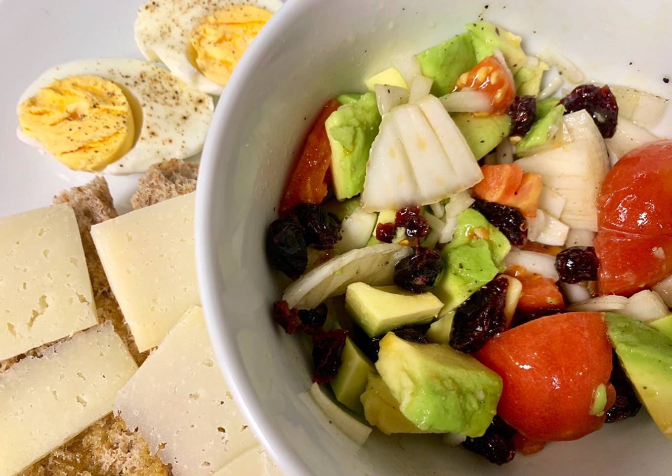 Ensalada de aguacate muy muy rica ¡fácil y ha sido una sorpresa!