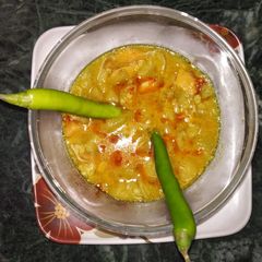 A picture of Green Luffa vegetable (torai).