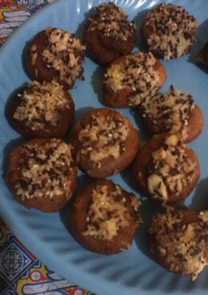Foto resep Donat imut ubi ungu keju coklat wijen