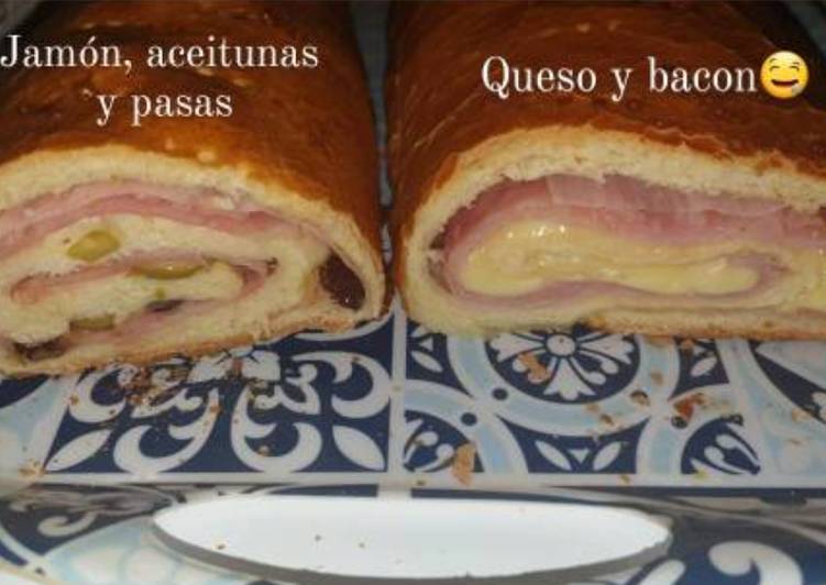 馃馃 Pan de jam贸n (t铆pico) y de queso y bacon